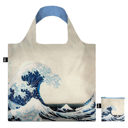 LOQI Museum Hokusai The Great Wave Recycled Tote Bag