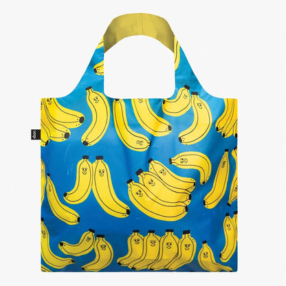 LOQI Tess Smith-Roberts Bad Bananas Recycled Tote Bag