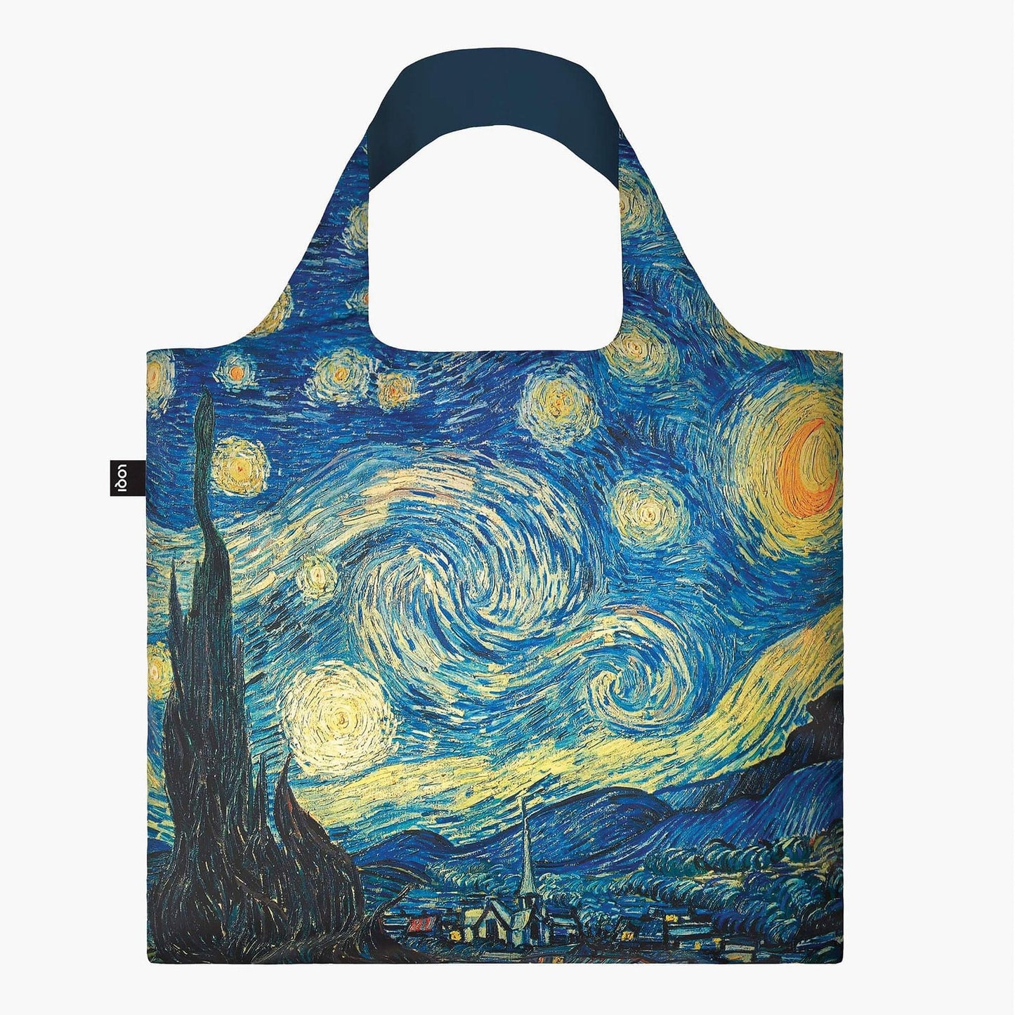 LOQI VINCENT VAN GOGH The Starry Night Recycled Tote Bag