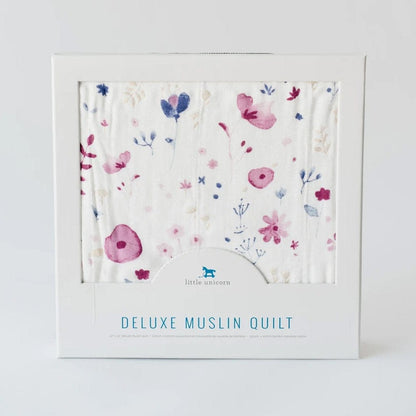 Little Unicorn Deluxe Muslin Quilt - Fairy Garden Little Unicorn Deluxe Muslin Quilt - Fairy Garden 