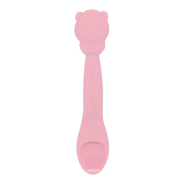 Marcus & Marcus Silicone Animal Baby Feeding Spoon Pokey Pink Pig MNMBB03-PG