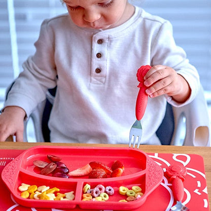 Marcus & Marcus Kids Easy Grip Stainless Steel Spoon & Fork Set Marcus & Marcus Kids Easy Grip Stainless Steel Spoon & Fork Set 