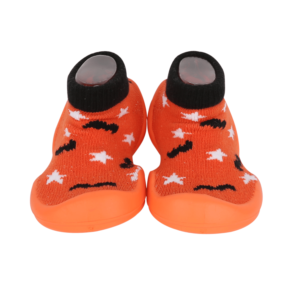 Ggomoosin Orange Star Rubber Sock Shoes – Pail Rabbit