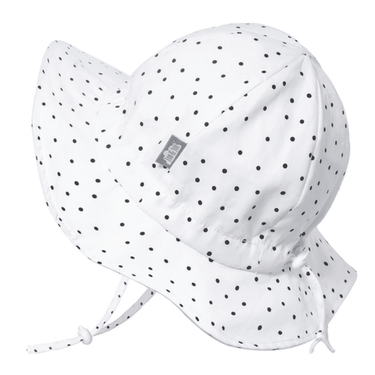 Jan & Jul Kids Gro-With-Me® Cotton Floppy UPF 50+ Sun Hats Dots / XL (5-12Y) HCF0-DOT-XL