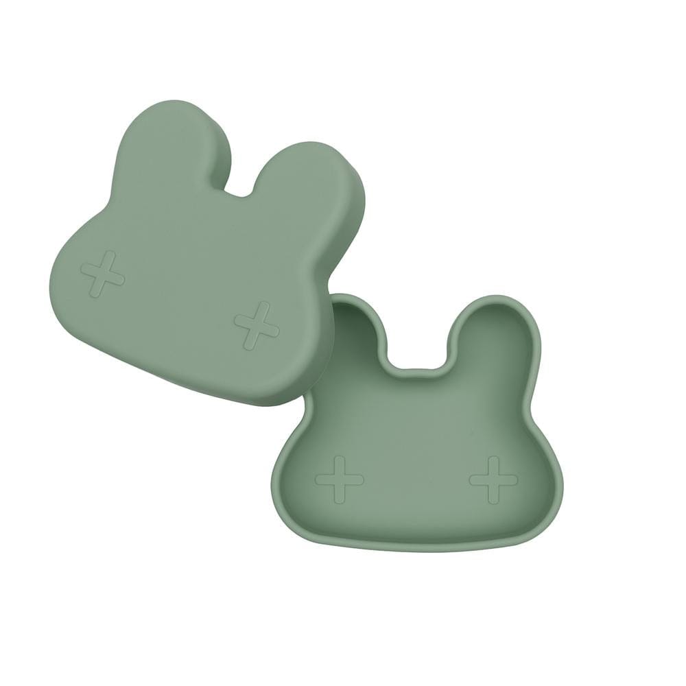 We Might Be Tiny Limited Edition Sage Bunny Silicone Bowl and Plate Snackie We Might Be Tiny Limited Edition Sage Bunny Silicone Bowl and Plate Snackie 