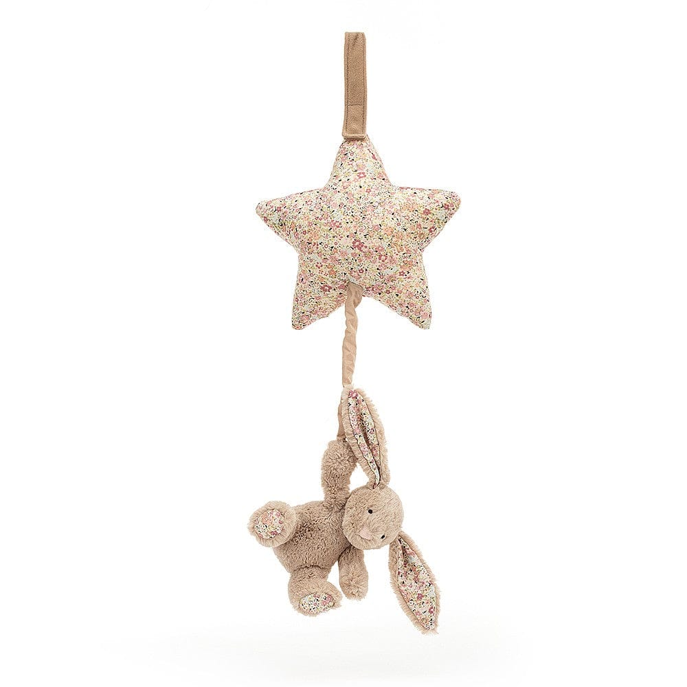 Jellycat Blossom Bea Beige Bunny Musical Pull Jellycat Blossom Bea Beige Bunny Musical Pull 