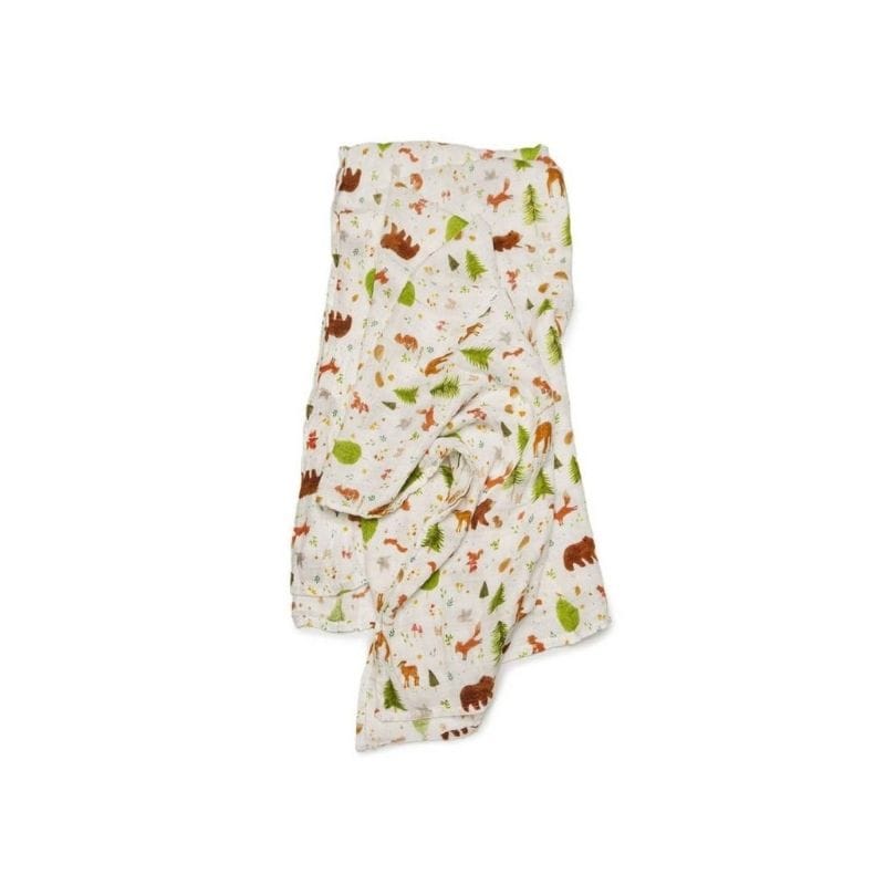 Muslin Swaddle - Forest Friends Muslin Swaddle - Forest Friends 