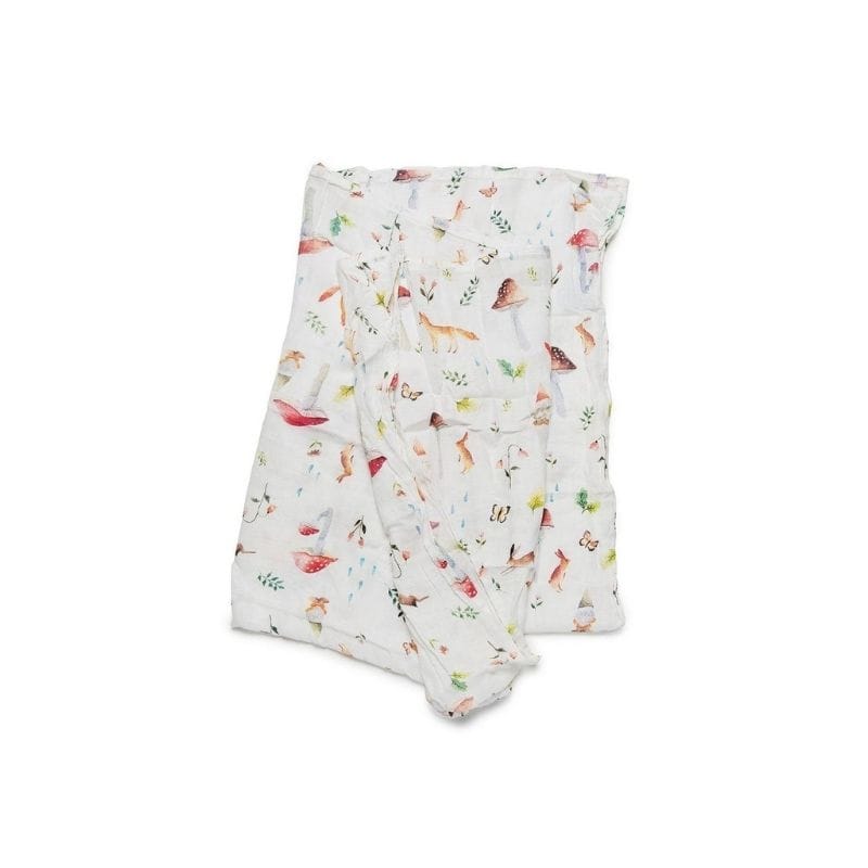 Muslin Swaddle - Woodland Gnome Muslin Swaddle - Woodland Gnome 