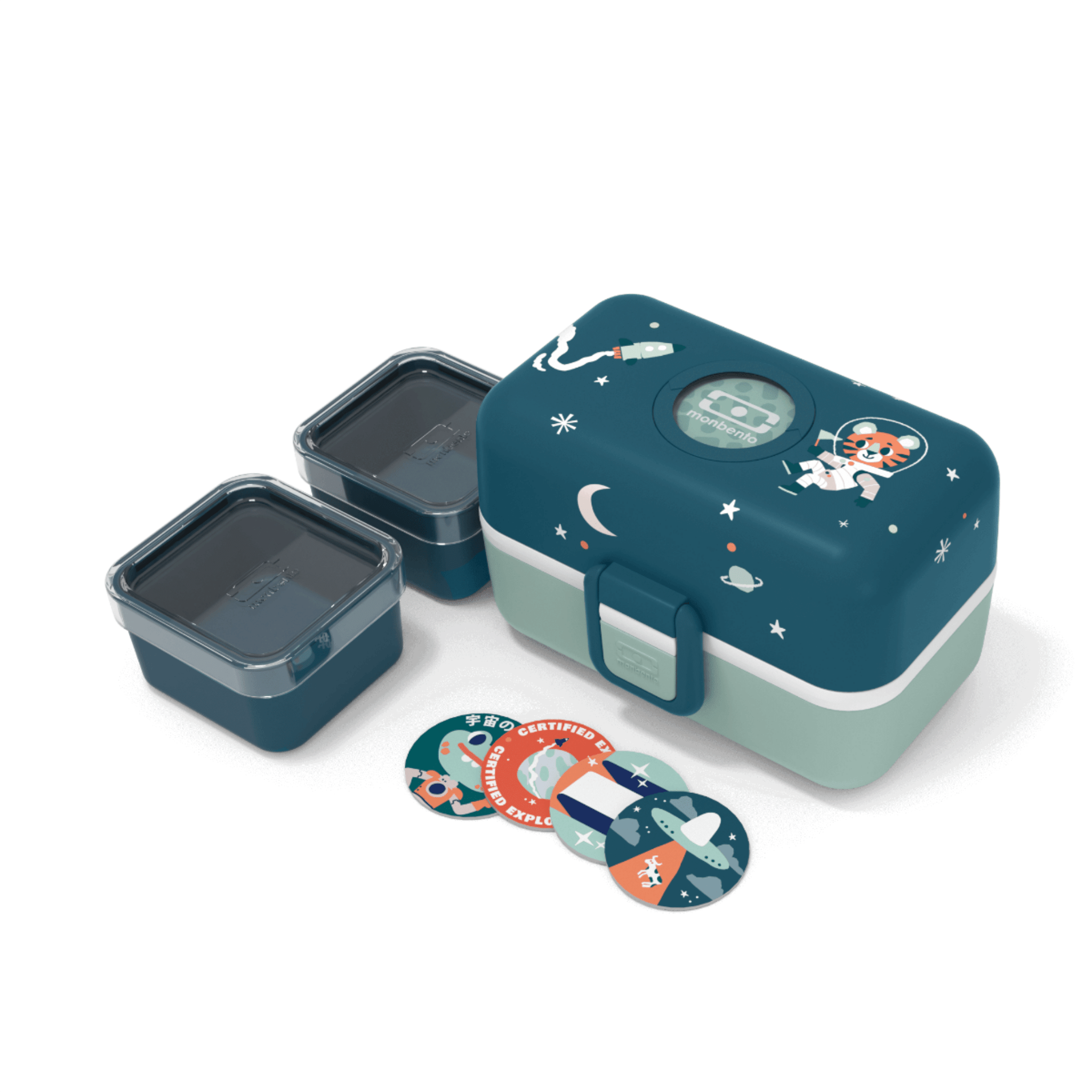 Monbento Tresor blue Cosmic The Kids Bento Box 800ml – Pail Rabbit